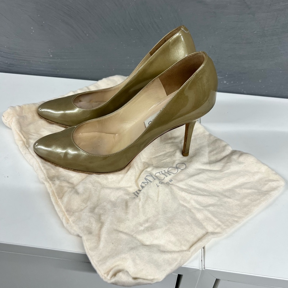 Jimmy Choo Olive Stiletto Heels